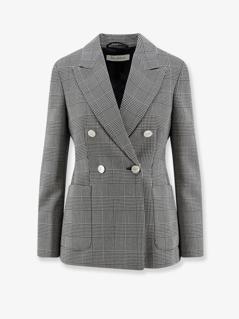 Mxmaccordo double-breasted virgin wool blazer