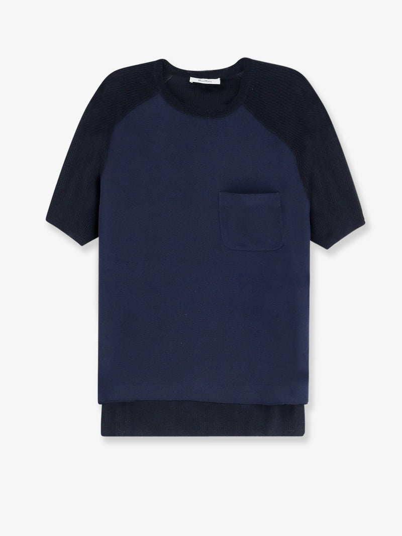 Mxmgolfo silk and cashmere top