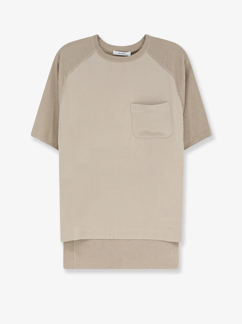 Mxmgolfo silk and cashmere top