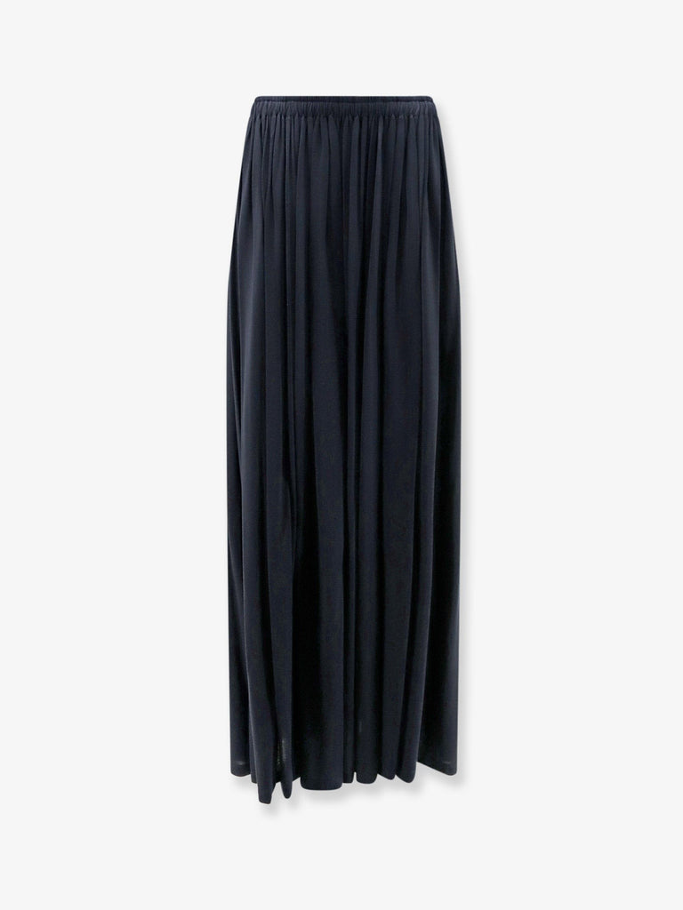 MXMLivrea pleated jersey long skirt