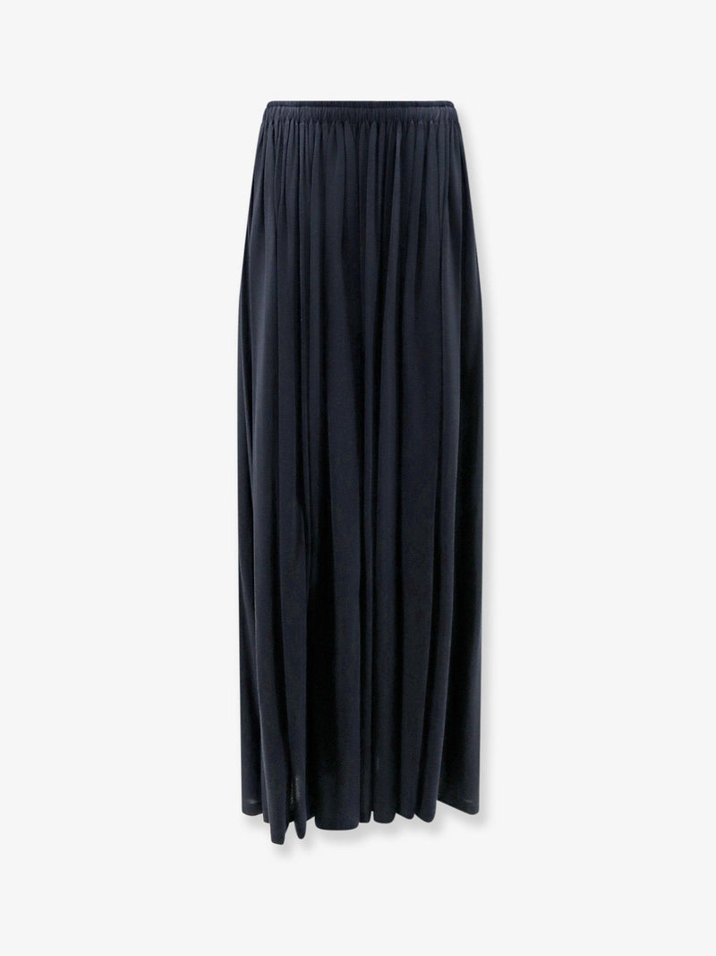 MXMLivrea pleated jersey long skirt