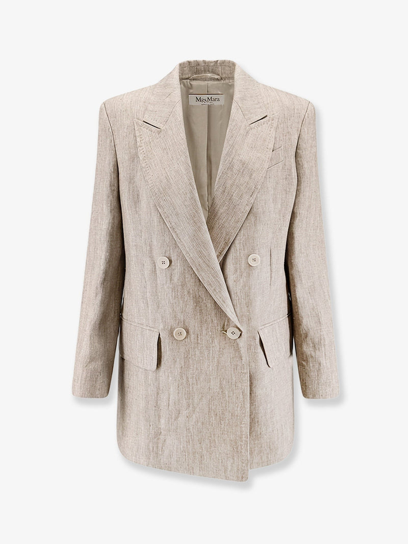 Mxmolimpia linen blazer