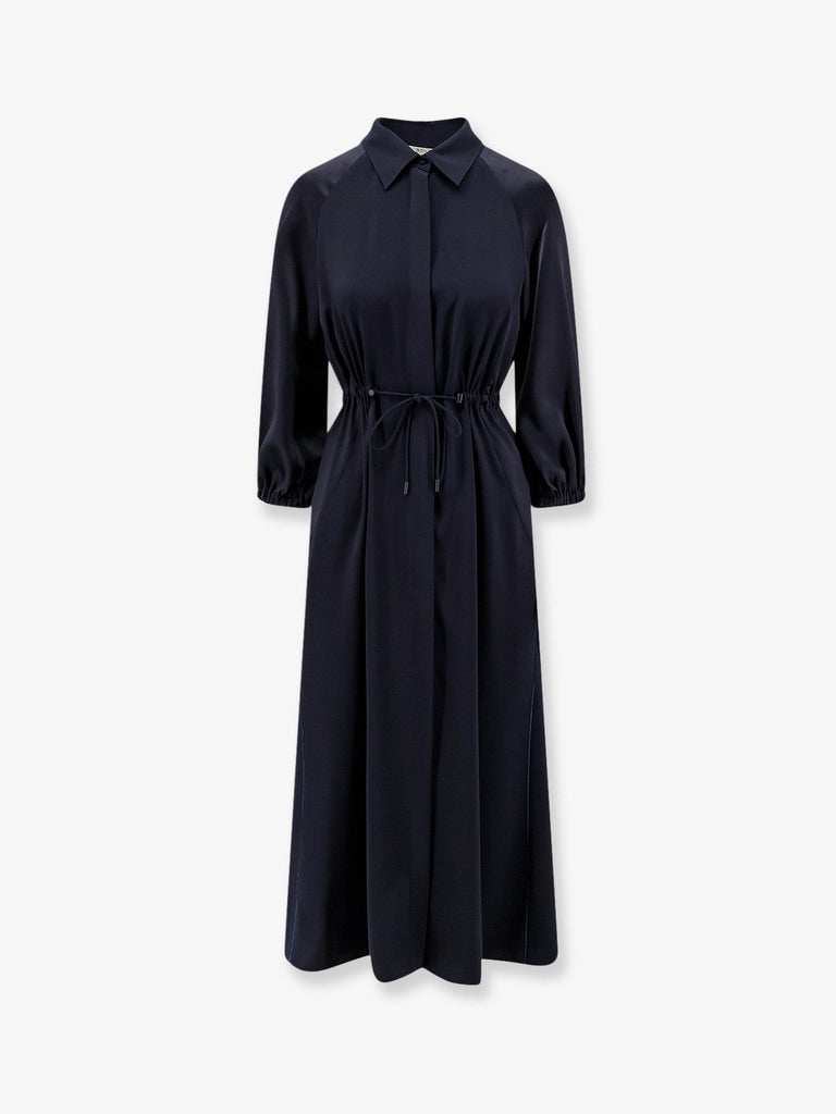 MxmPelota long silk dress