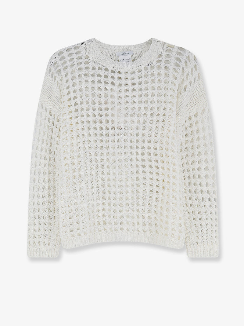 Mxpfebe perforated cotton sweater