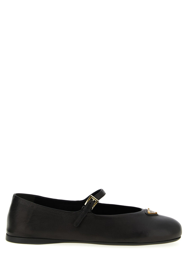 Nappa ballet flats