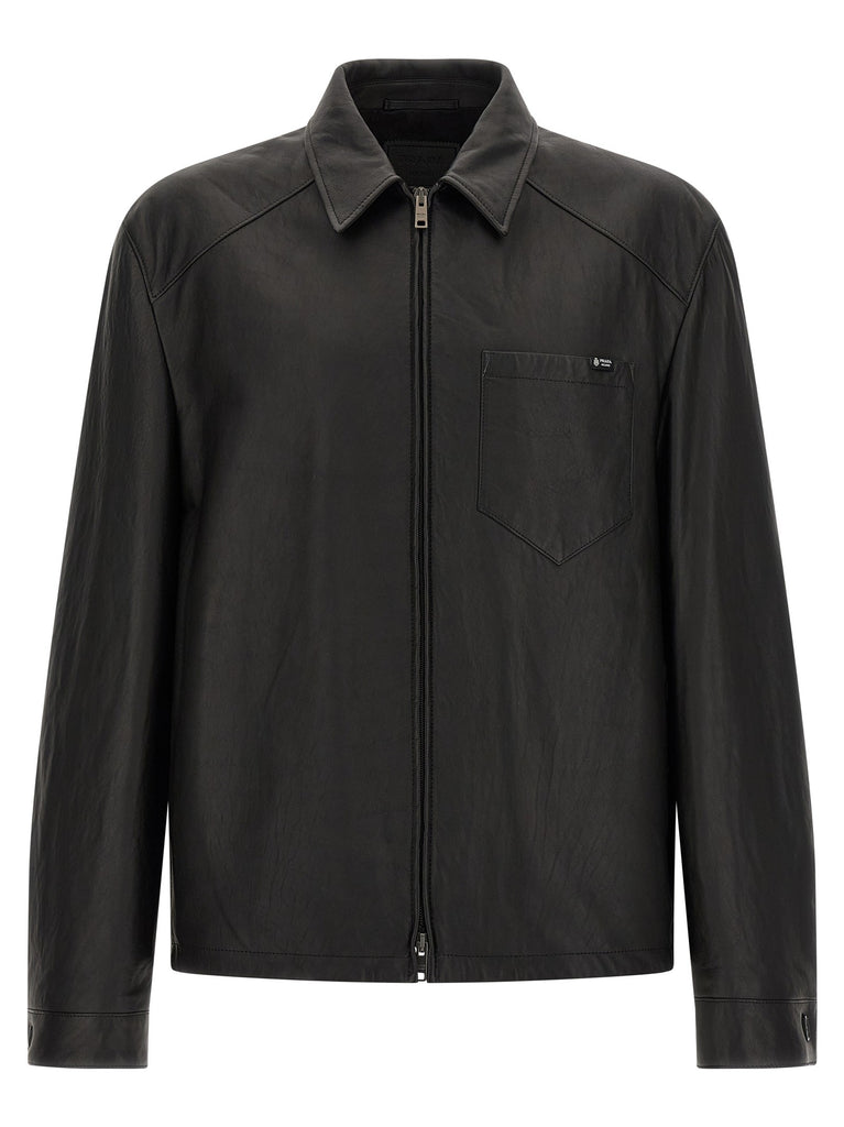 Nappa leather jacket