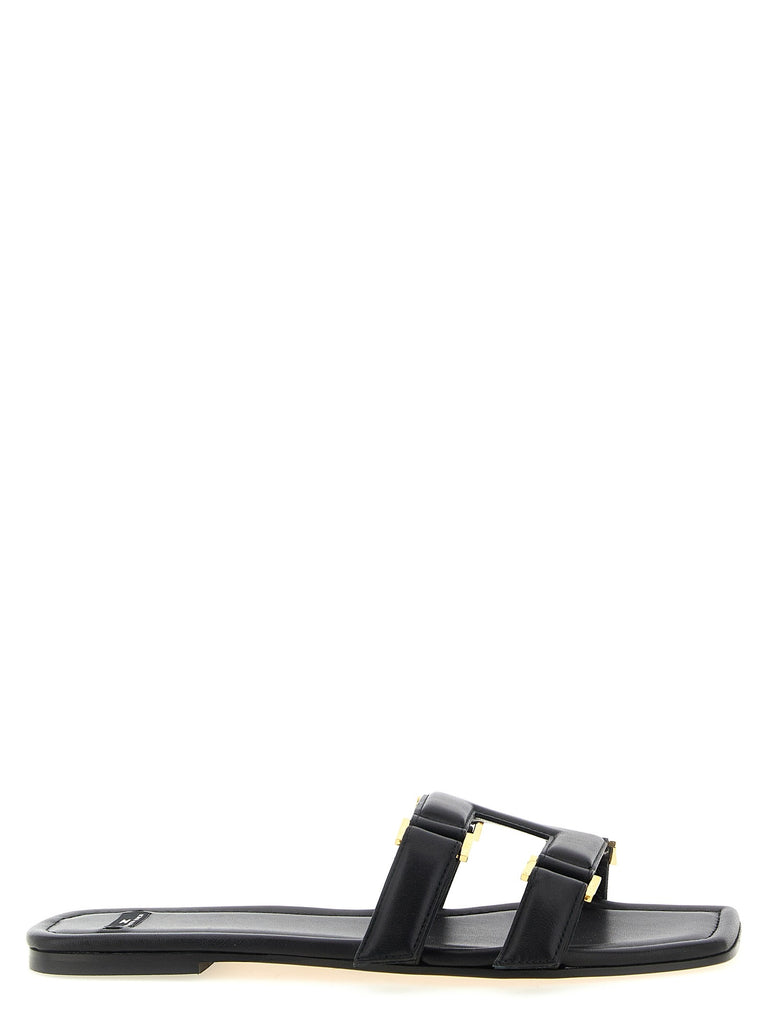 Nappa leather sandals