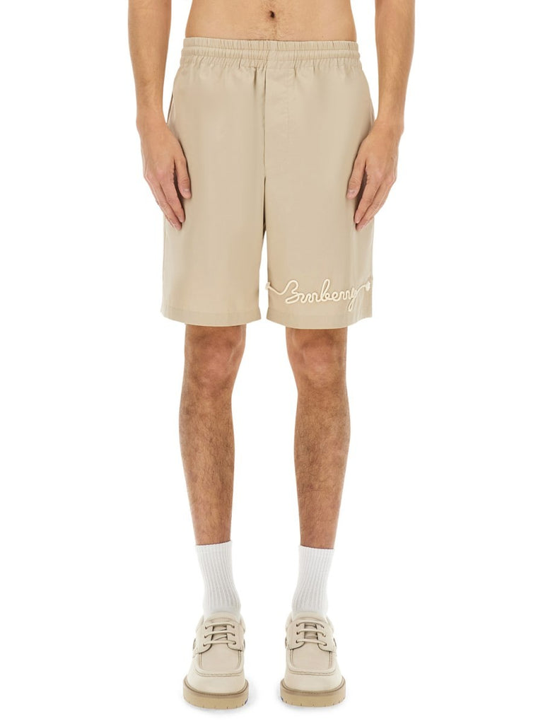 NAUTICAL STYLE LOGO SHORTS