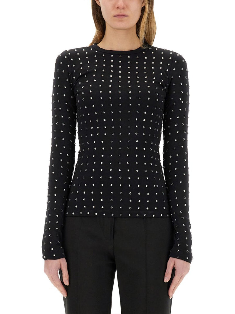 "NEGUS" TOP WITH CRYSTALS
