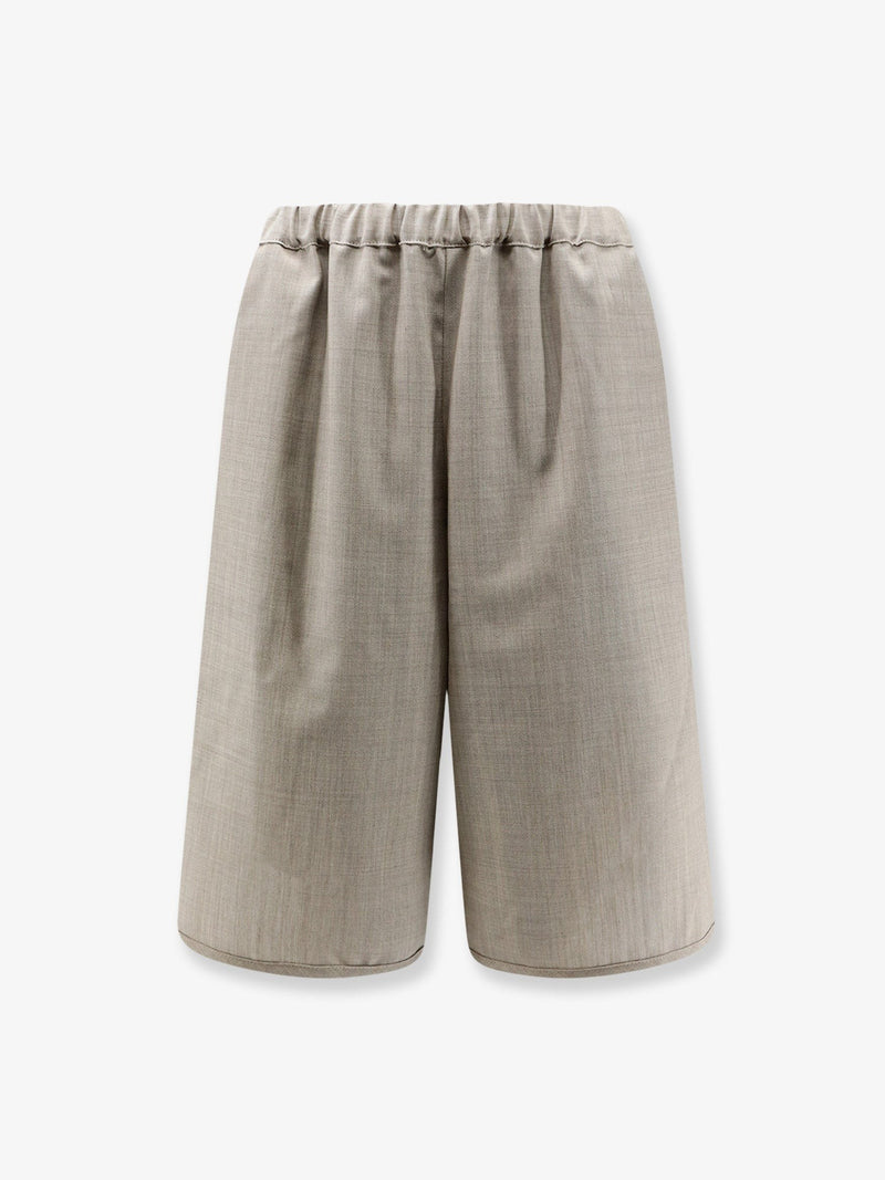 Nelis mélange virgin wool bermuda shorts