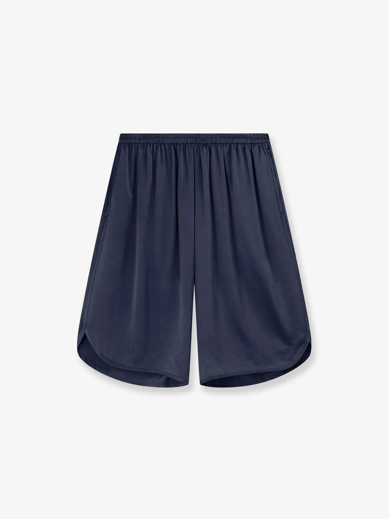 Nelis satin Bermuda shorts