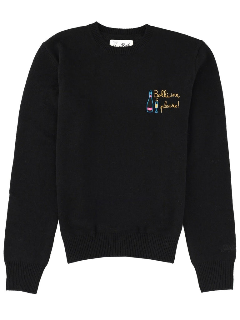 "NEW QUEEN" JERSEY WITH EMBROIDERY
