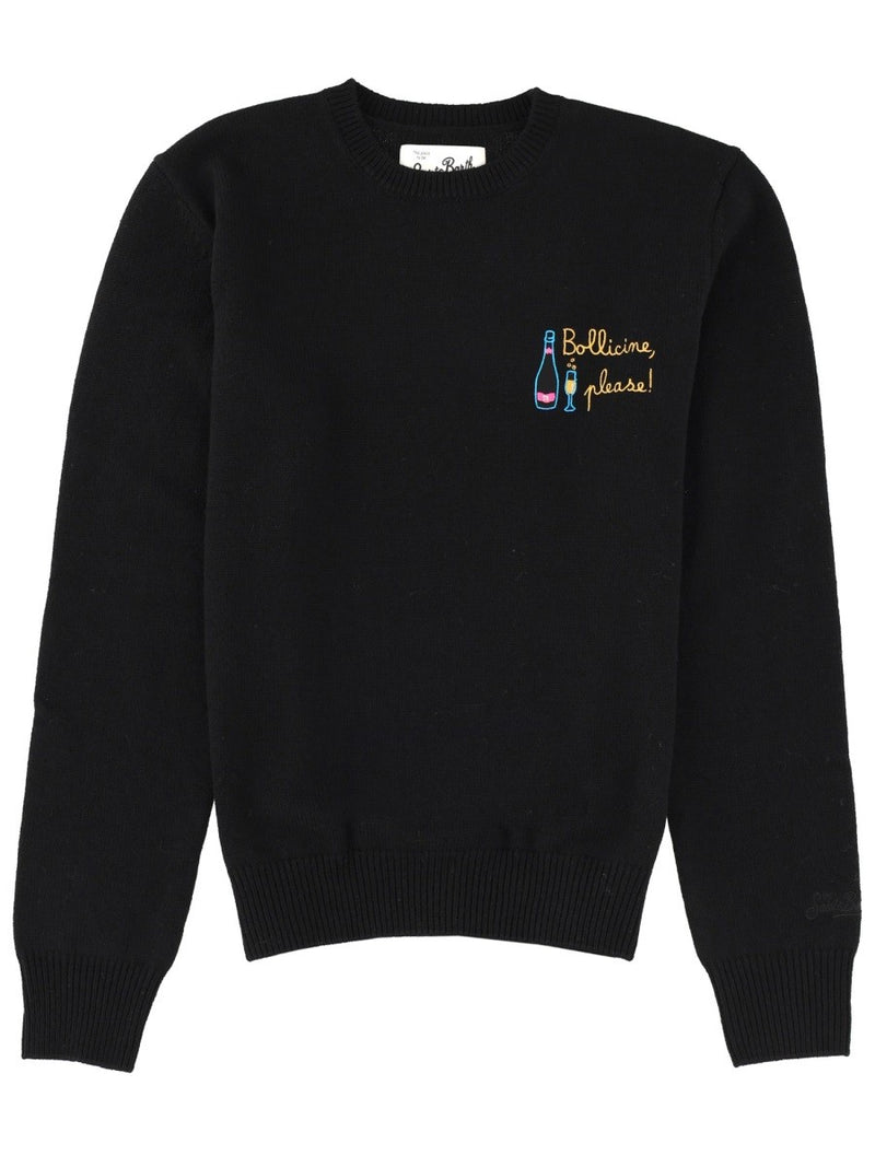"NEW QUEEN" JERSEY WITH EMBROIDERY