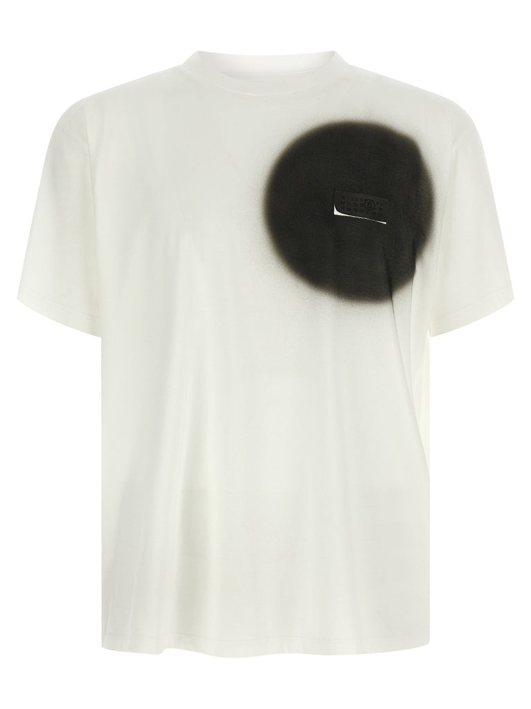'Numeric Signature MM6' spray T-shirt