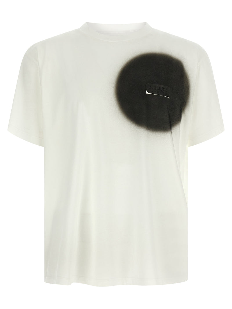 'Numeric Signature MM6' spray T-shirt