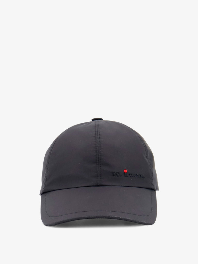 Nylon hat with embroidered logo on the front