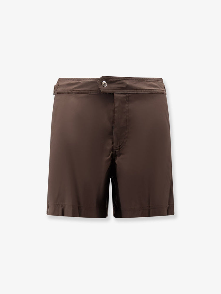Nylon swim boxer shorts