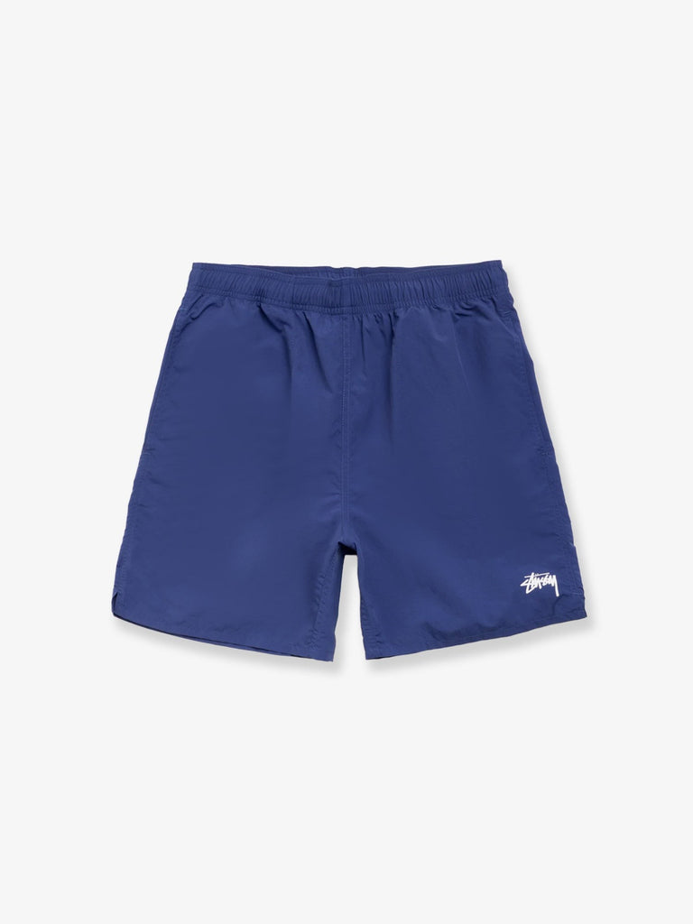 Nylon swim trunks with logo