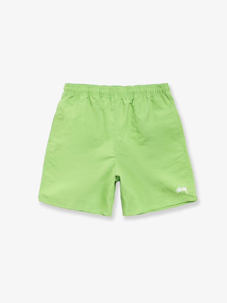 Nylon swim trunks with logo