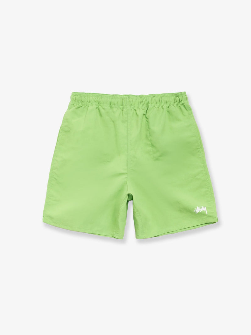 Nylon swim trunks with logo