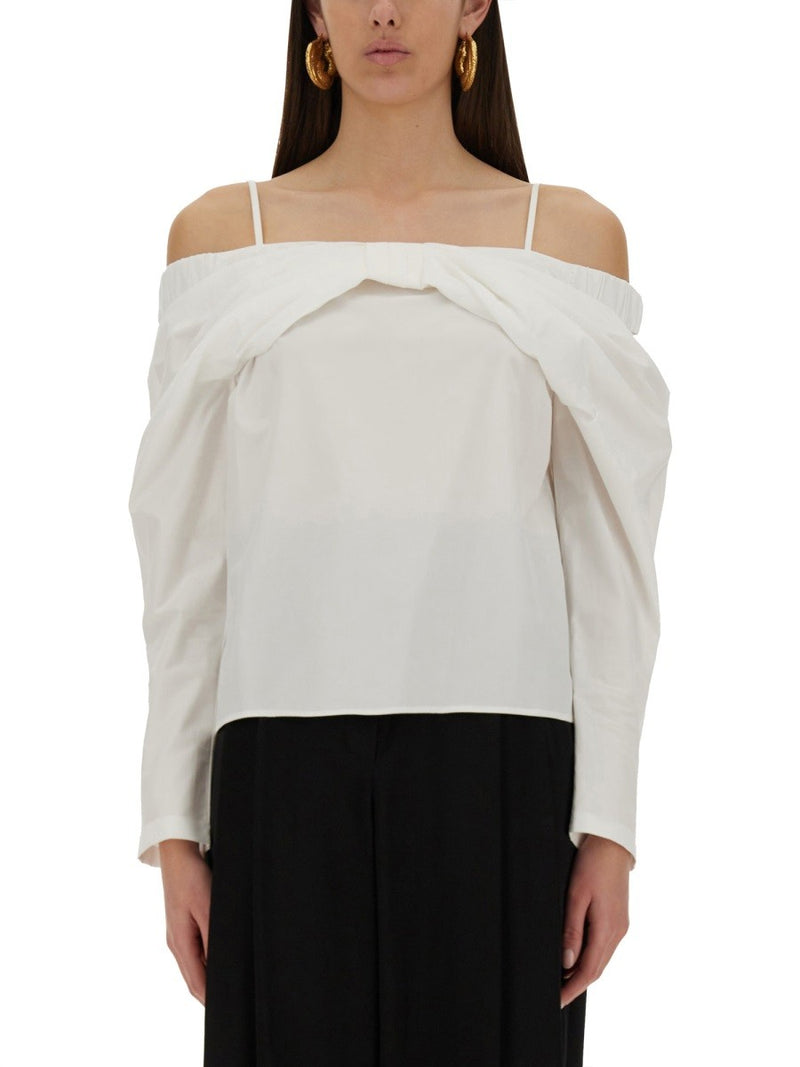 "OFF-SHOULDER" SHIRT