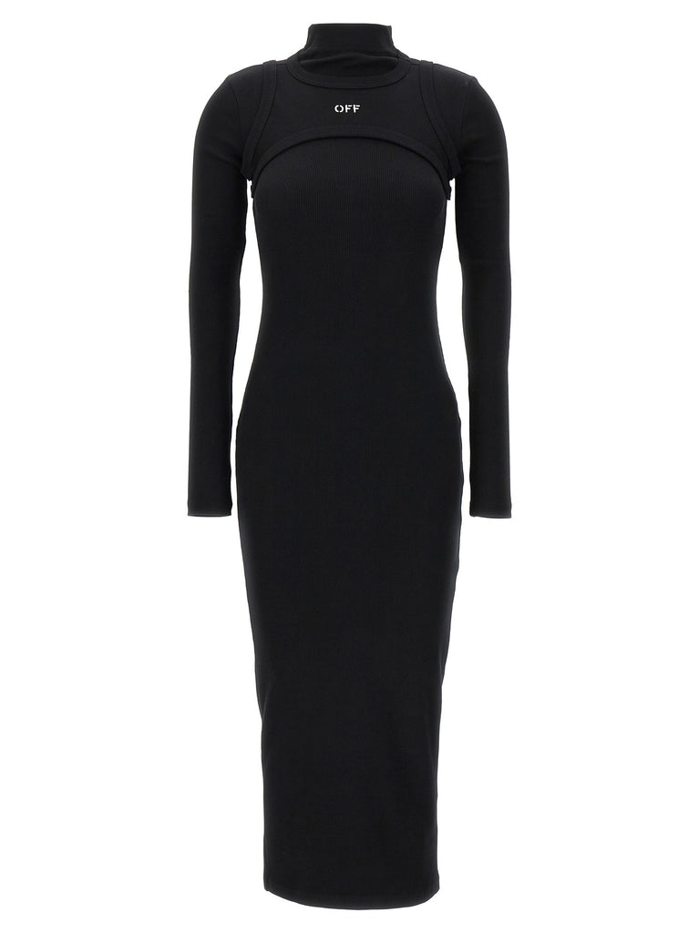 'Off Stamp Rib' dress