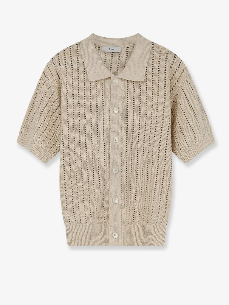 Openwork cotton cardigan