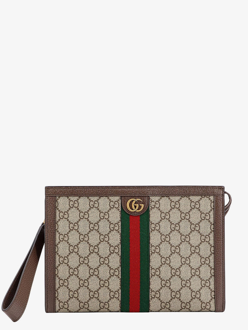 Ophidia GG fabric clutch