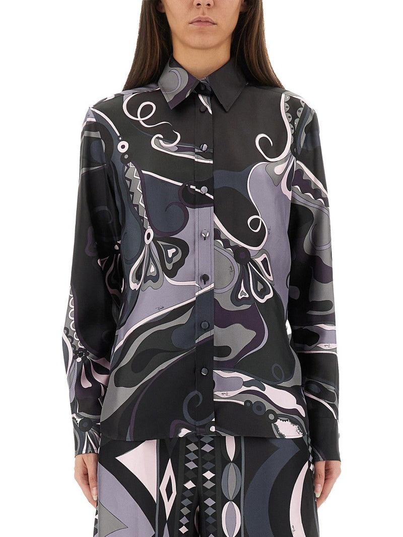 ORCHID PRINT SHIRT