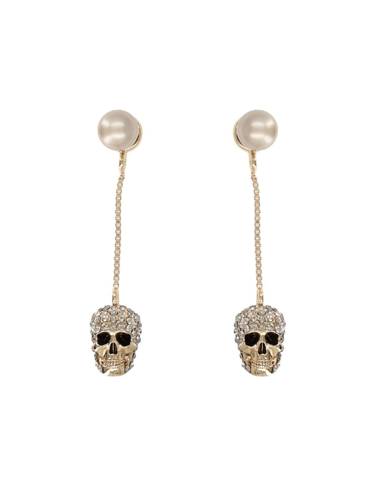 ORECCHINI PENDENTI "SKULL"