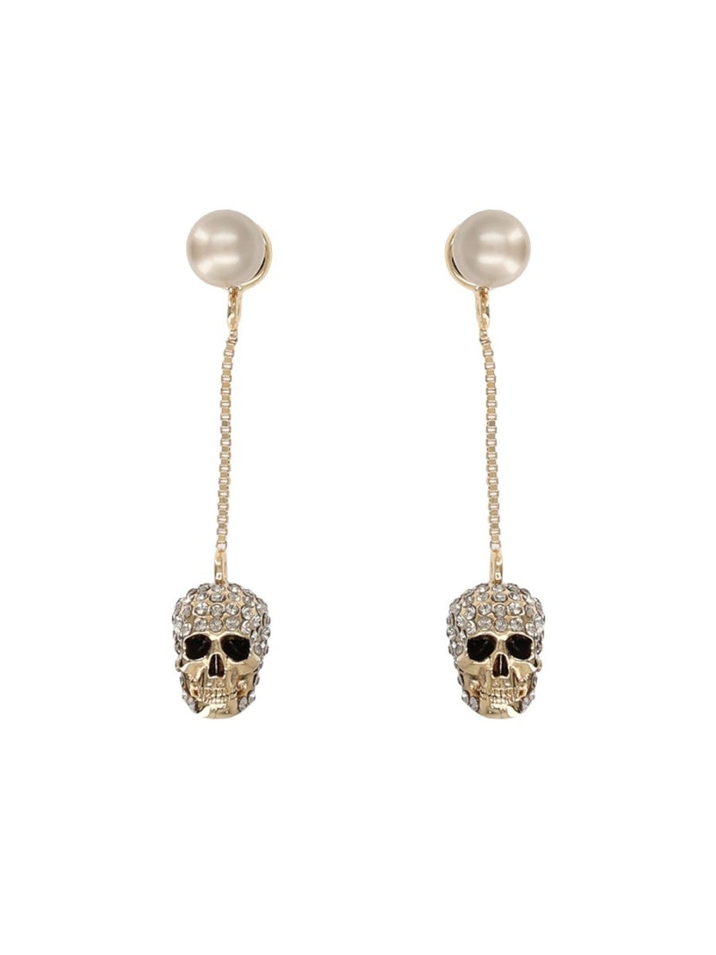 ORECCHINI PENDENTI "SKULL"