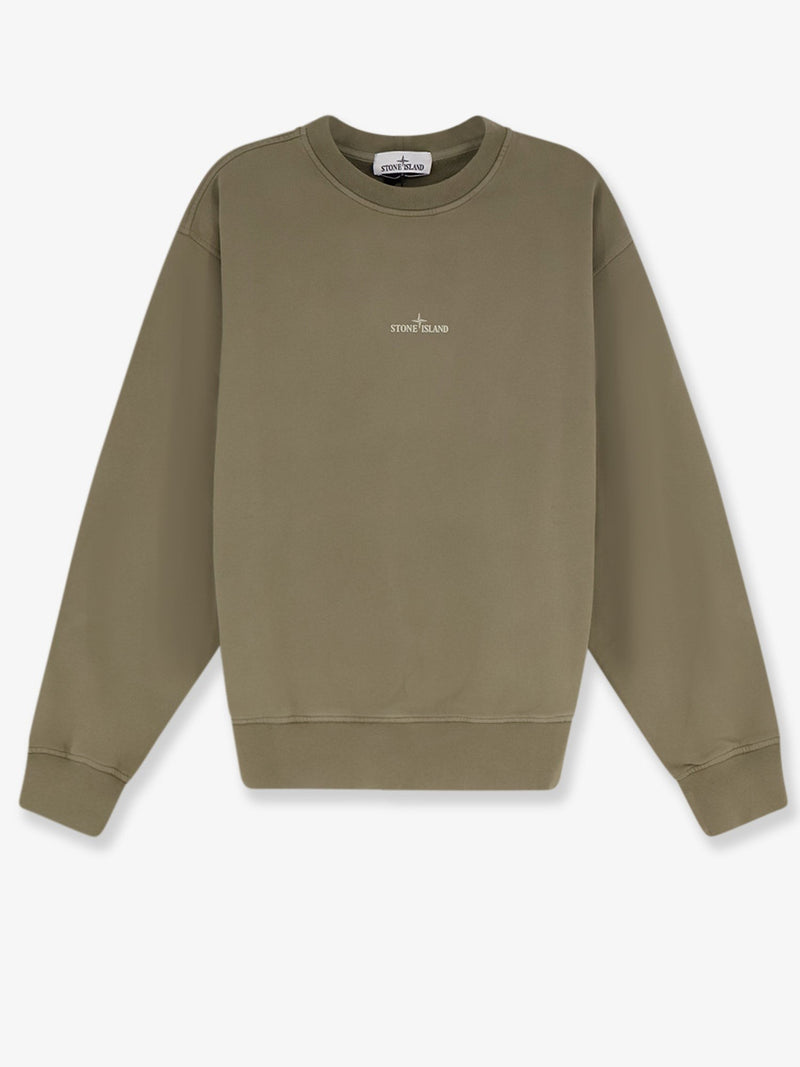 Organic cotton sweatshirt with Logo print