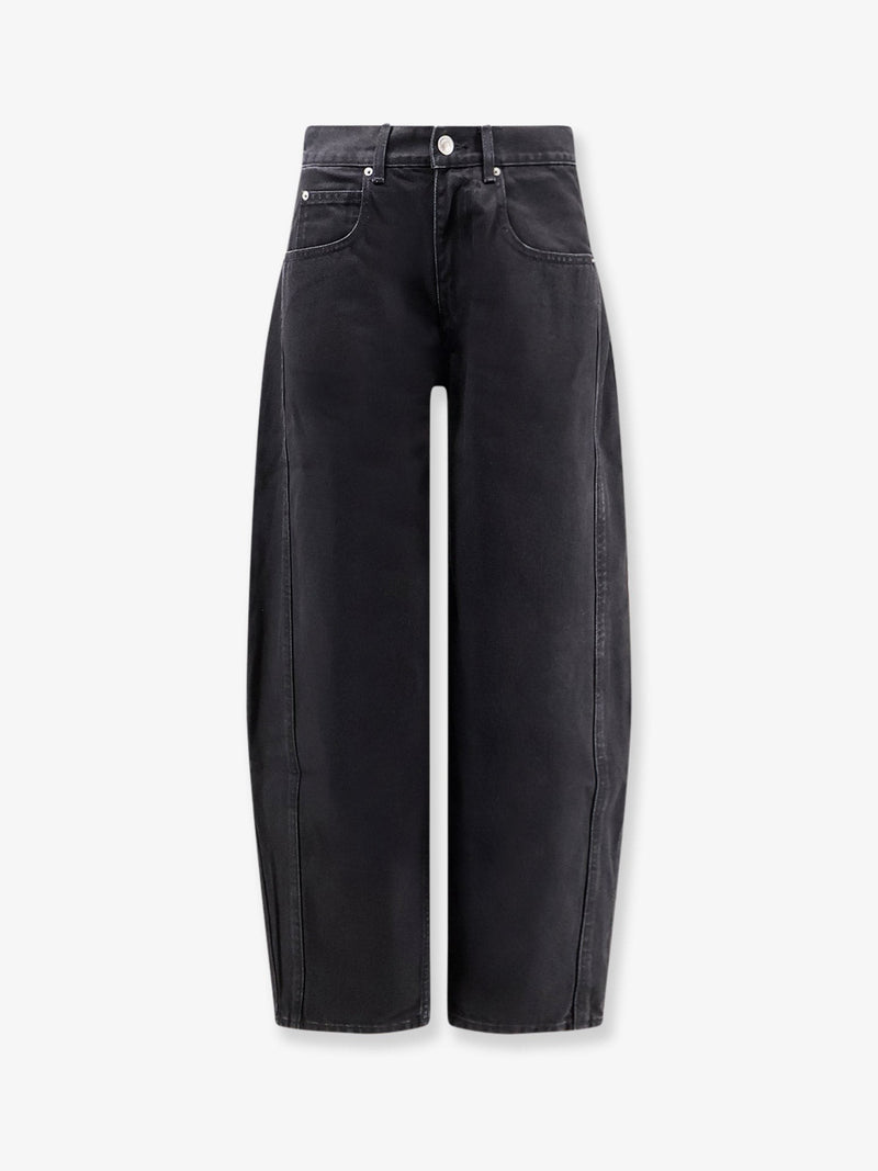Oriane black denim trousers