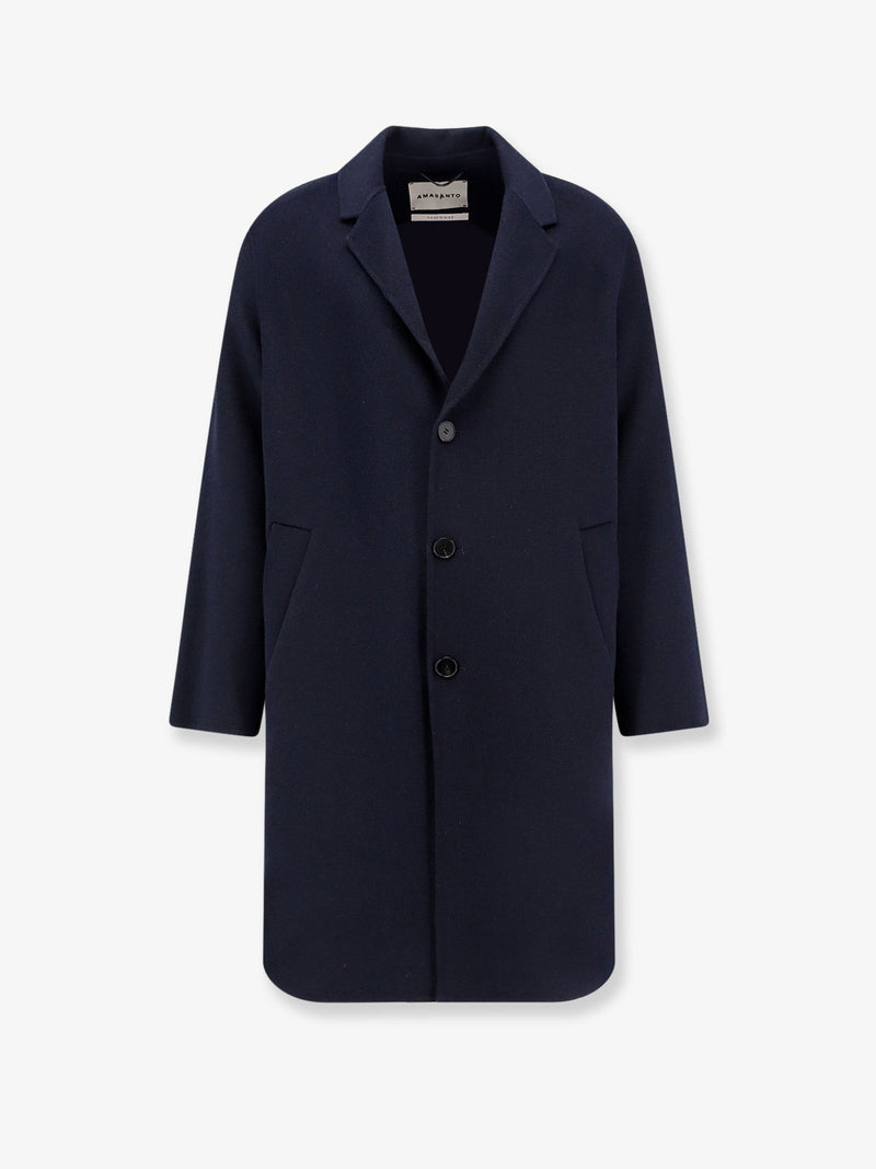 Outdoor wool coat