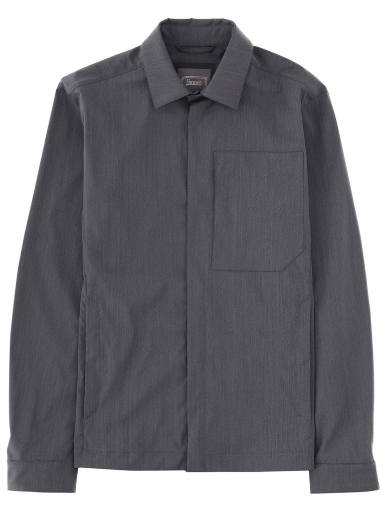OVERSHIRT IN MISTO LANA