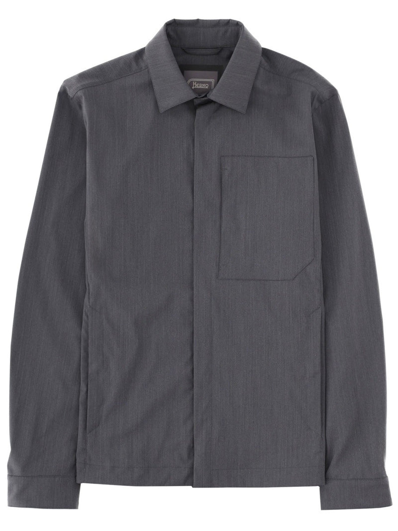 OVERSHIRT IN MISTO LANA