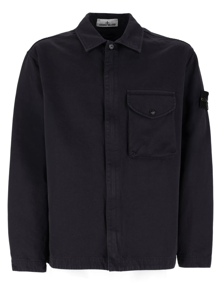 OVERSHIRT IN TWILL DI COTONE