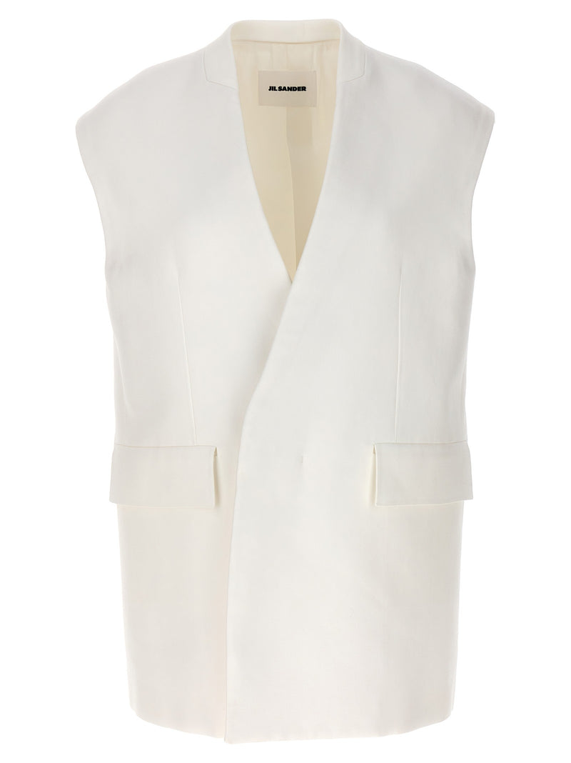 Oversize tailored vest