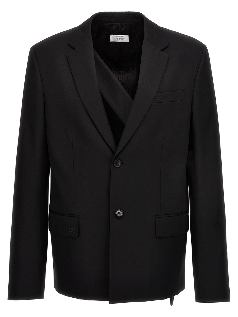 'OW Embroidery' blazer