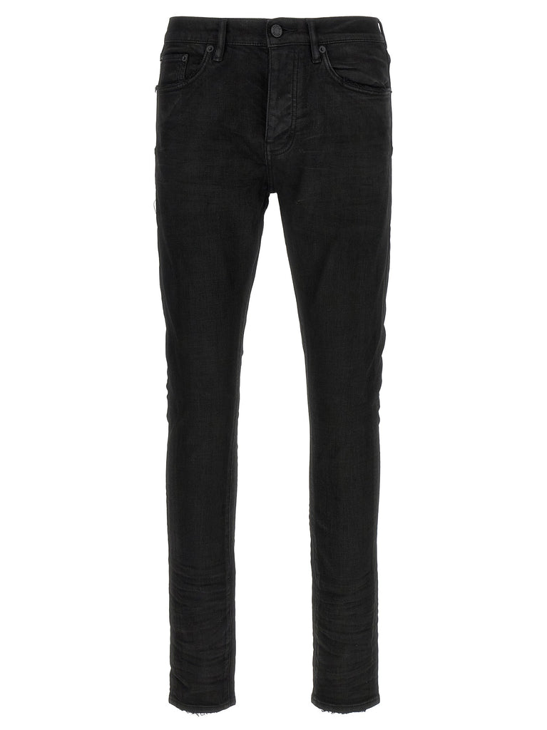 'P001 Black Resin 3/D' jeans