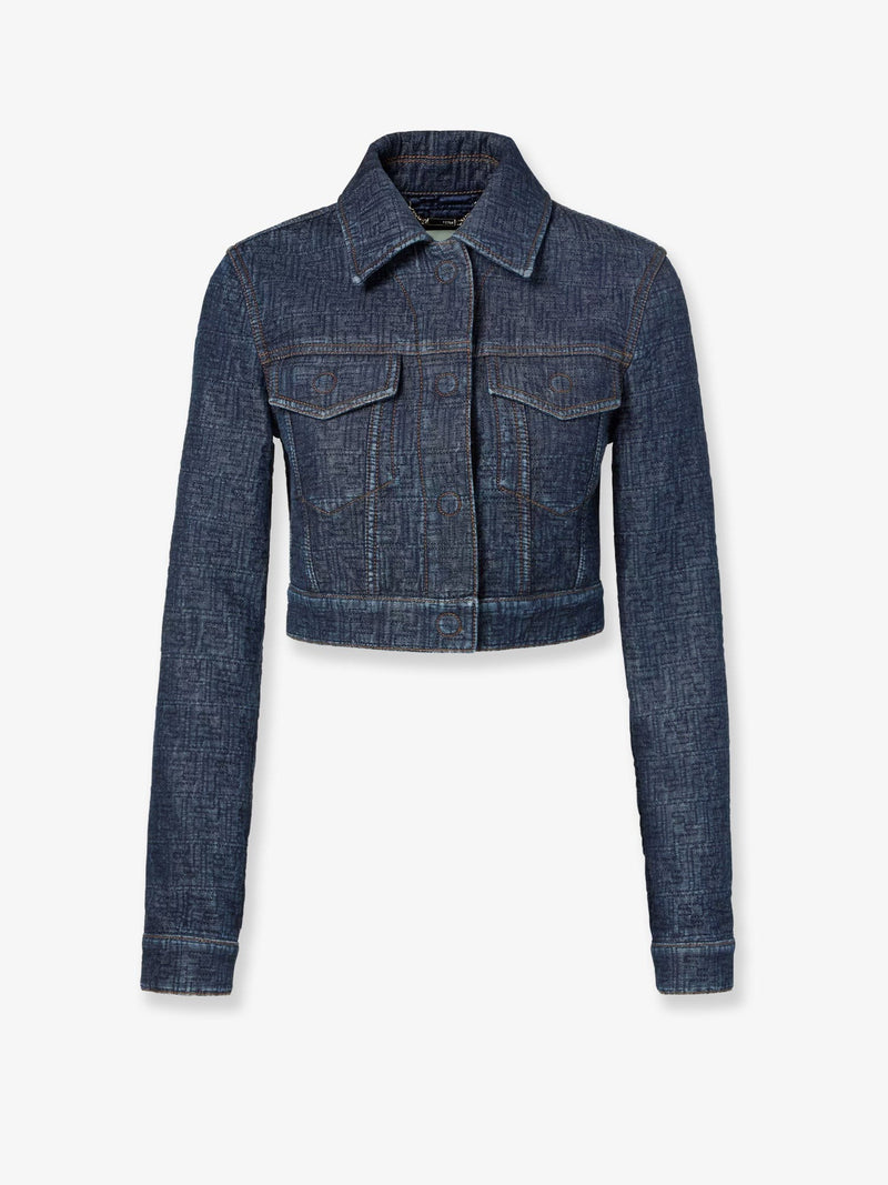 Padded denim jacket