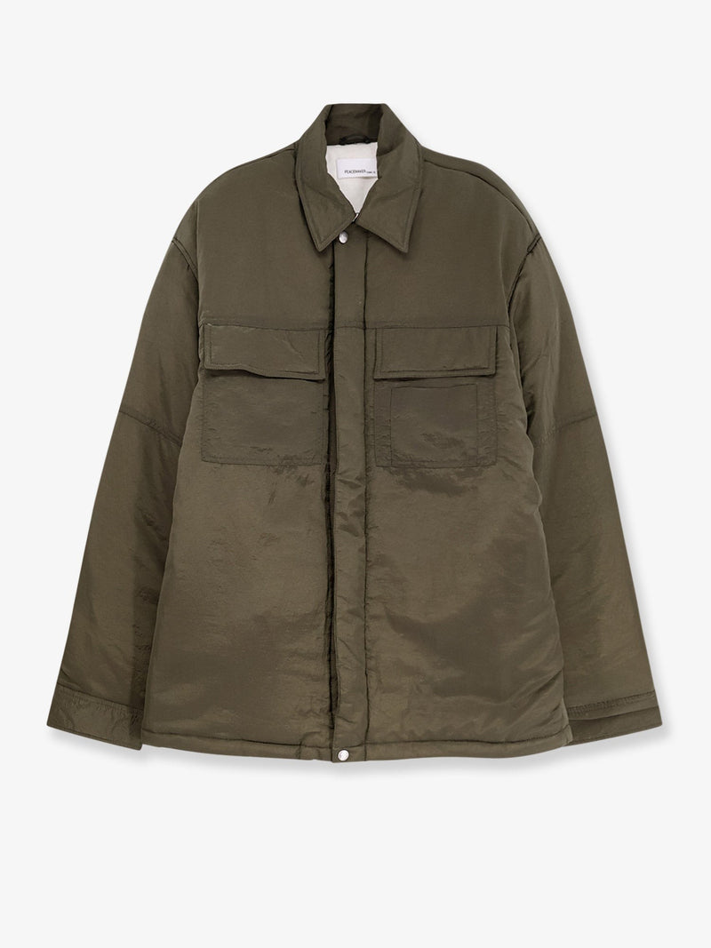 Padded Overshirt nylon jacket