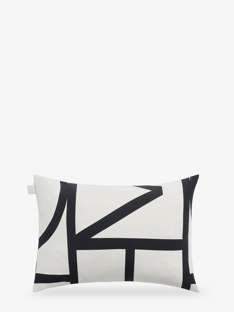 Padded pillow with Monogram print