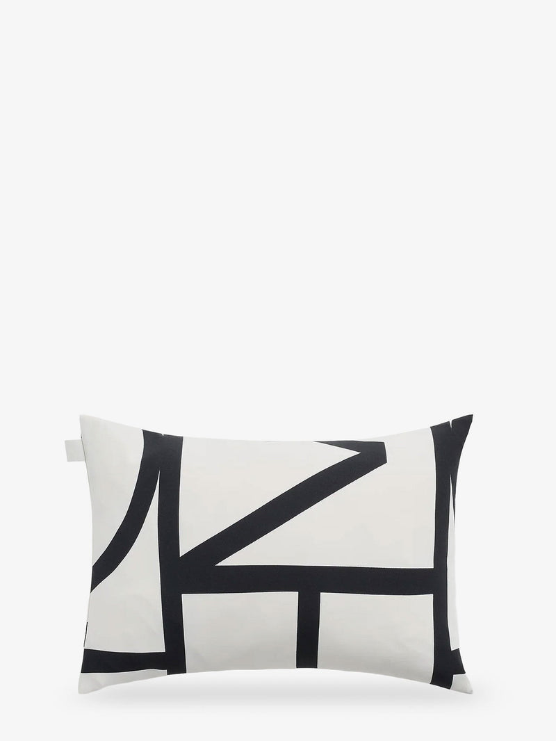 Padded pillow with Monogram print