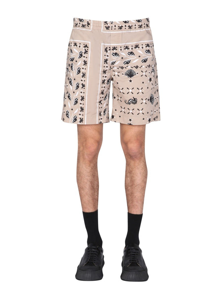 PAISLEY PATTERN BERMUDA