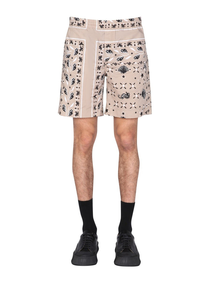 PAISLEY PATTERN BERMUDA