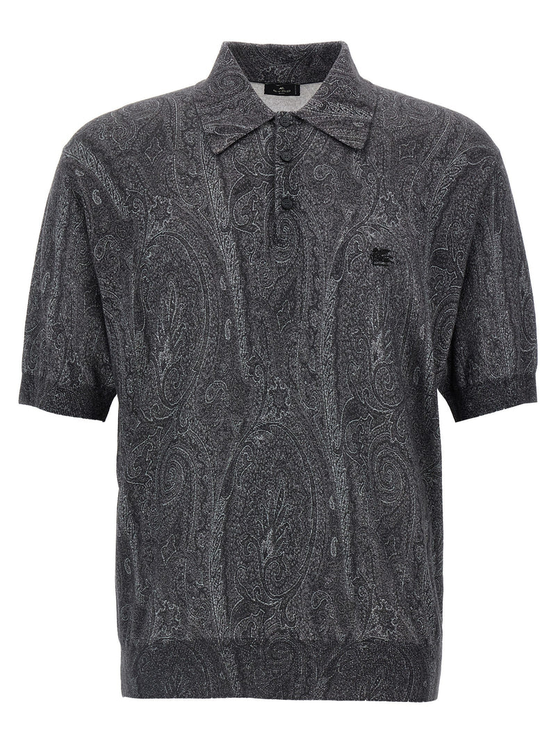 'Paisley' polo shirt