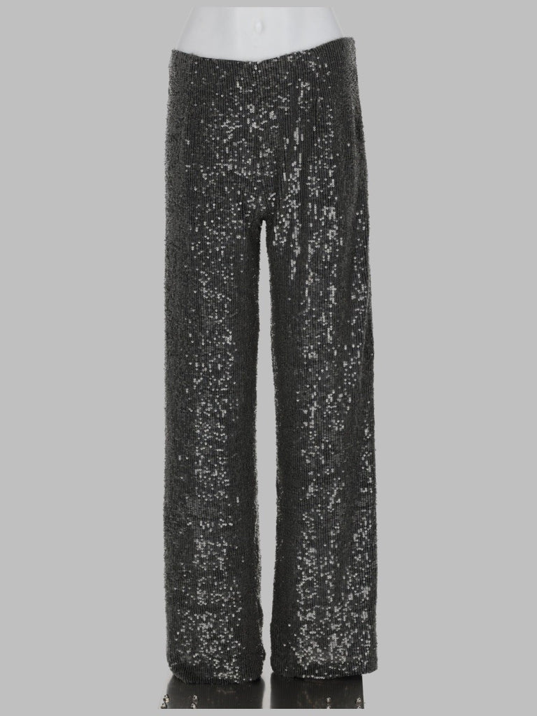 PANTALONE DRITTO CON PAILLETTES
