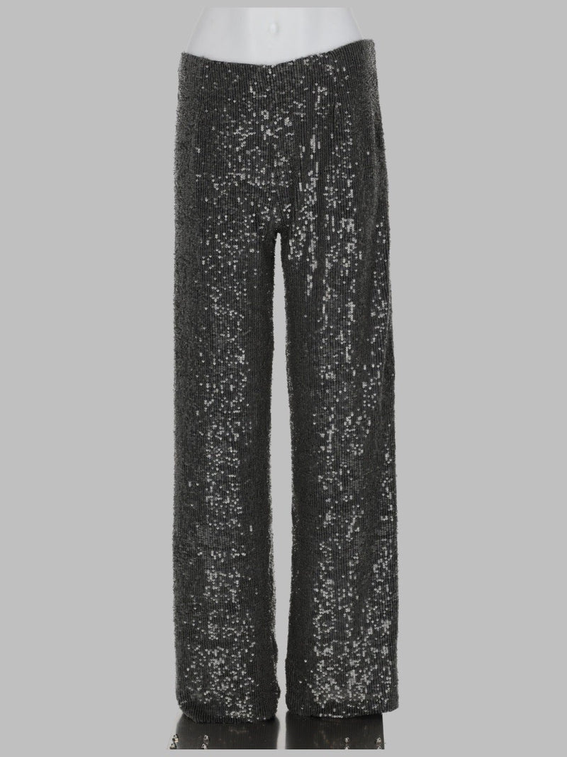 PANTALONE DRITTO CON PAILLETTES