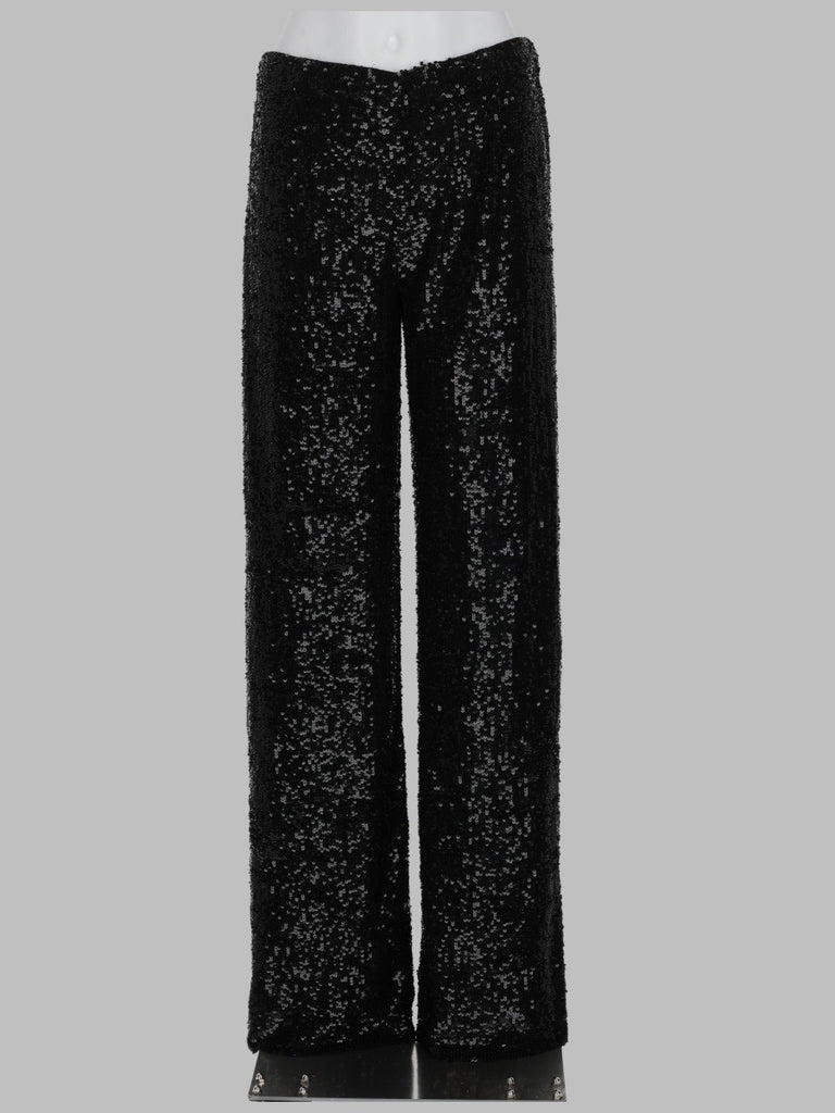 PANTALONE DRITTO CON PAILLETTES
